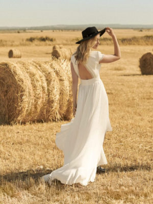 Boho trouwjurk - go with the flow