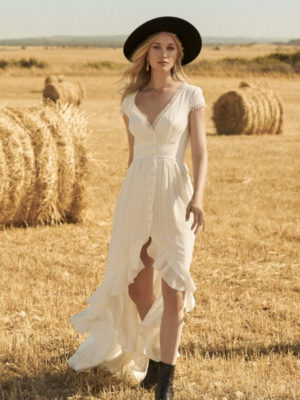 Bohemian trouwjurk