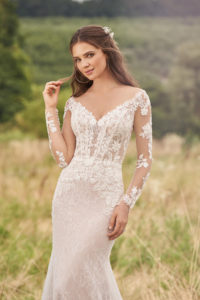 Trouwjurk boho / lange mouwen