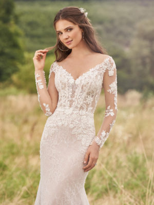 Trouwjurk boho / lange mouwen