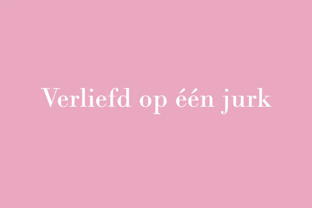 De verhalen van Bruidsstyliste: Verliefd op één jurk